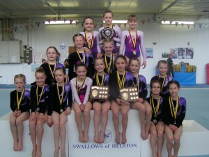 Club 11 & Under gymnasts 21013